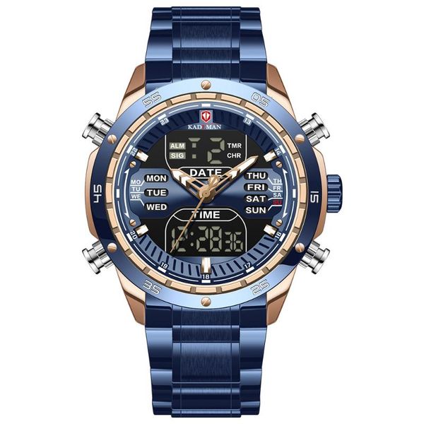 wristwatches kademan 9109 sports men watch multi-function waterproof steel band quartz chronograph alarm luxury, Slivery;brown
wristwatches kademan 9109 sports men watch multi-function waterproof steel band quartz chronograph alarm luxury, Slivery;brown