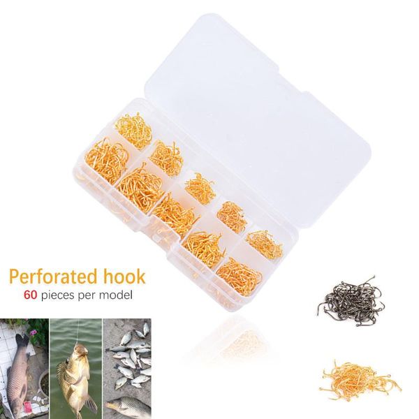 pcs/box fishing hooks set carbon steel single barb fish with hole gear fishhooks barbed hook
pcs/box fishing hooks set carbon steel single barb fish with hole gear fishhooks barbed hook