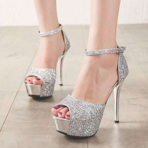 sequins platform sandals women summer pumps thin high heels party bling peep-toe ladies party womans female sandals shoes, Black
sequins platform sandals women summer pumps thin high heels party bling peep-toe ladies party womans female sandals shoes, Black