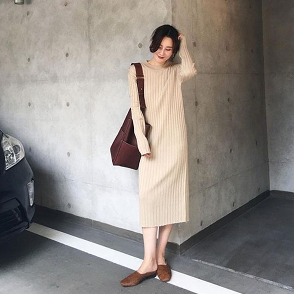 women's sweaters 2021 long dress soft feminine with collar cashmere sweater female o-neck knitted pullovers vertical stripe, White;black
women's sweaters 2021 long dress soft feminine with collar cashmere sweater female o-neck knitted pullovers vertical stripe, White;black