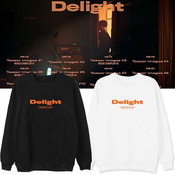 women's hoodies & sweatshirts korean style kpop exo baek hyun hoodie delight k- pullover hip hop streetwear kawaii clothes, Black
women's hoodies & sweatshirts korean style kpop exo baek hyun hoodie delight k- pullover hip hop streetwear kawaii clothes, Black