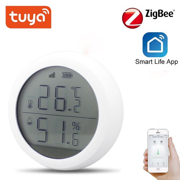 smart home control tuya zigbee temperature sensor wireless humidity with lcd screen display work alexa google
smart home control tuya zigbee temperature sensor wireless humidity with lcd screen display work alexa google