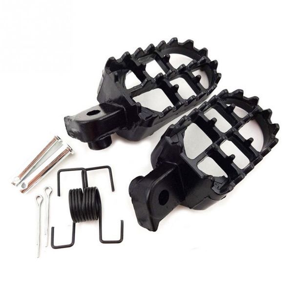 pedals footrests foot pegs motorcycle irony wide motocross black aluminium pads
pedals footrests foot pegs motorcycle irony wide motocross black aluminium pads