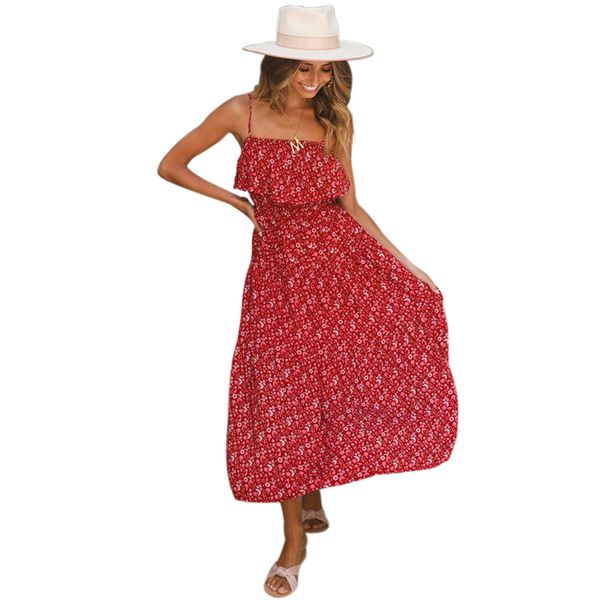 women summer long maxi dress vintage print floral female boho dress casual holiday lady split beach dress vestidos, Black;gray
women summer long maxi dress vintage print floral female boho dress casual holiday lady split beach dress vestidos, Black;gray