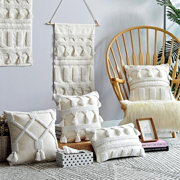 cushion/decorative pillow cushion cover 45x45cm/30x50cm cotton boho style ivory loop tufted for home decoration neutral living room bedroom
cushion/decorative pillow cushion cover 45x45cm/30x50cm cotton boho style ivory loop tufted for home decoration neutral living room bedroom