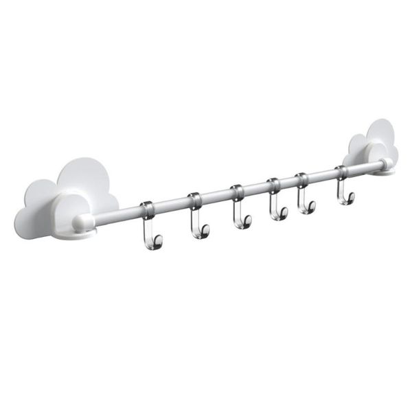 hooks & rails kitchen bathroom bedroom traceless wall hook hanger storage rack punch cartoon shape (white)
hooks & rails kitchen bathroom bedroom traceless wall hook hanger storage rack punch cartoon shape (white)