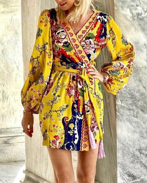 casual dresses floral print dress women 2021 surplice neck belted long sleeve v, Black;gray
casual dresses floral print dress women 2021 surplice neck belted long sleeve v, Black;gray