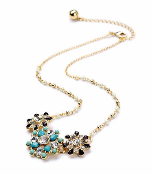 pendant necklaces bulk price decent elegant women daily charm gold color flower necklace, Silver
pendant necklaces bulk price decent elegant women daily charm gold color flower necklace, Silver