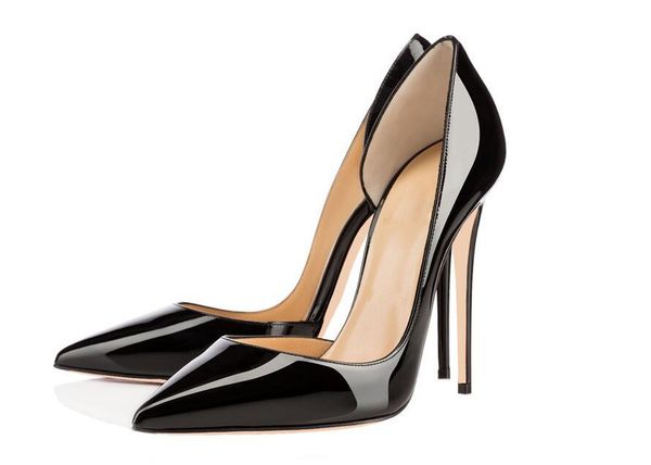 dress shoes fashion black pu pointed toe thin heels shallow women's 12cm big size pupmps 
dress shoes fashion black pu pointed toe thin heels shallow women's 12cm big size pupmps
