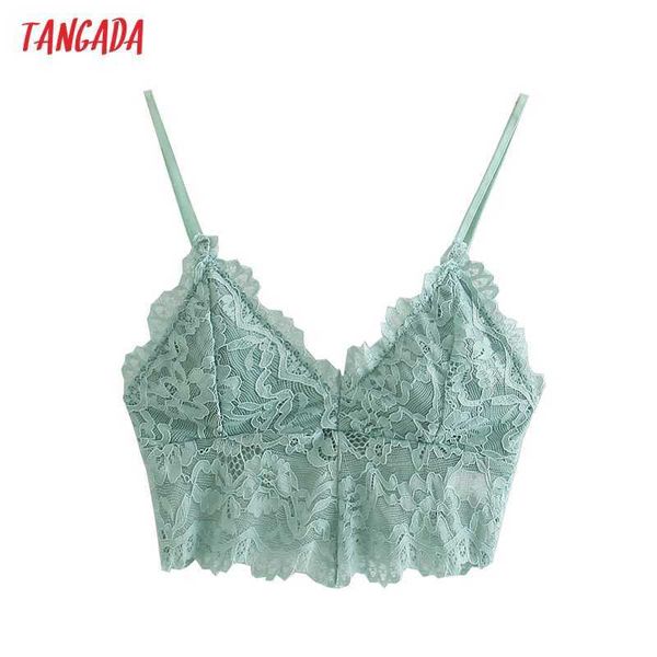 tangada women lace bralette camis crop spaghetti strap sleeveless backless short shirts female qd57 210609, White
tangada women lace bralette camis crop spaghetti strap sleeveless backless short shirts female qd57 210609, White