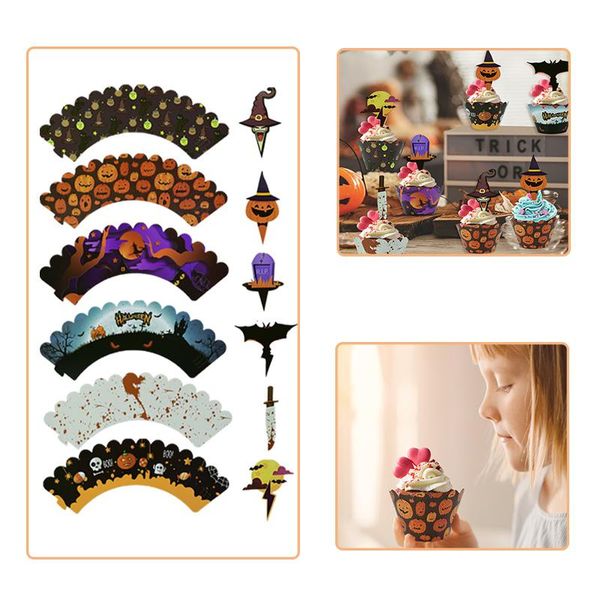 other festive & party supplies 24pcs/set halloween cupcake wrappers decor birthday cake er happy decoration handmade baking tool
other festive & party supplies 24pcs/set halloween cupcake wrappers decor birthday cake er happy decoration handmade baking tool