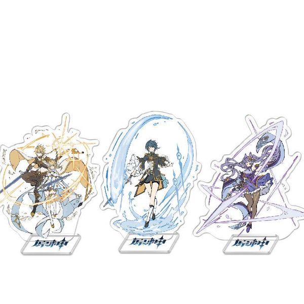 keychains lumine keychain man acrylic stand genshin impact key chain women holder couples keyring model ring pendant llaveros klee, Silver
keychains lumine keychain man acrylic stand genshin impact key chain women holder couples keyring model ring pendant llaveros klee, Silver
