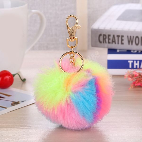 colorful plush pompom keychain cute artificial rabbit hair ball key chain women bag hanging pendant key holder keyring supplies, Slivery;golden
colorful plush pompom keychain cute artificial rabbit hair ball key chain women bag hanging pendant key holder keyring supplies, Slivery;golden