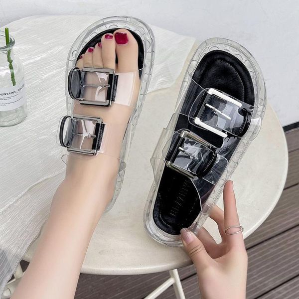 sandals 2021 summer women's stitching surface buckle thick bottom sports harajuku style beach flat casual shoes manufacturer, Black
sandals 2021 summer women's stitching surface buckle thick bottom sports harajuku style beach flat casual shoes manufacturer, Black