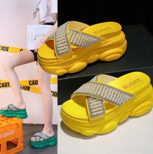 summer open-toed sandals thick high-heeled 12cm nail bead hollow out women heels fashion platform wedges femme beach sandalias, Black
summer open-toed sandals thick high-heeled 12cm nail bead hollow out women heels fashion platform wedges femme beach sandalias, Black