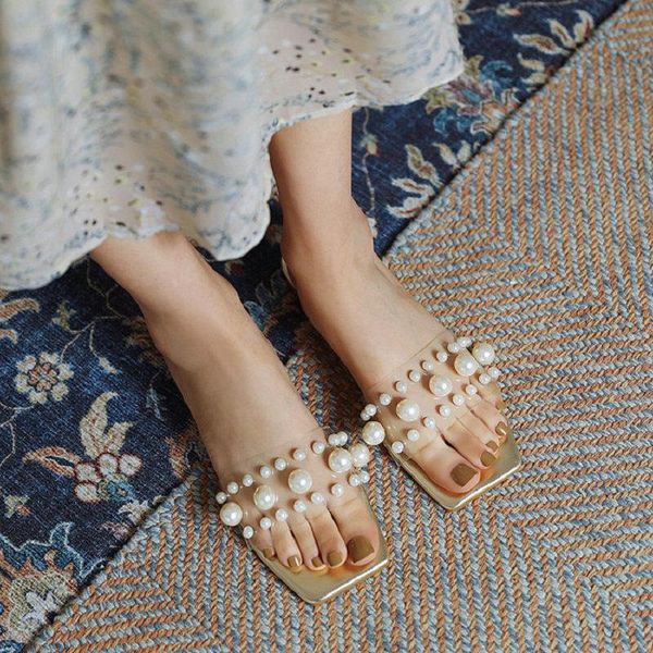 slippers zawsthia chic casual female pvc clear flats slides open toe woman summer shoes outdoor with rivets pearls women mules, Black
slippers zawsthia chic casual female pvc clear flats slides open toe woman summer shoes outdoor with rivets pearls women mules, Black