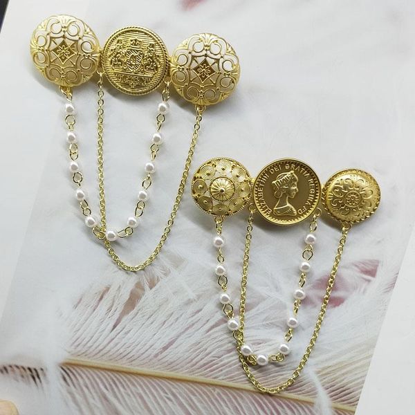 pins, brooches the role of world gold restoring ancient ways round card relief portrait tassel brooch joker coat pin, Gray
pins, brooches the role of world gold restoring ancient ways round card relief portrait tassel brooch joker coat pin, Gray