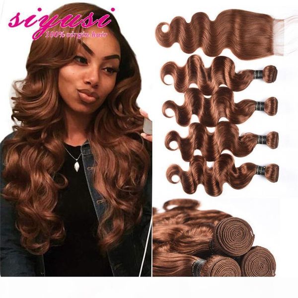 9a brazilian body wave 3 4 bundles with closure color 30# brazilian human hair weave with closure brazilian virgin hair with lace closure, Black;brown
9a brazilian body wave 3 4 bundles with closure color 30# brazilian human hair weave with closure brazilian virgin hair with lace closure, Black;brown