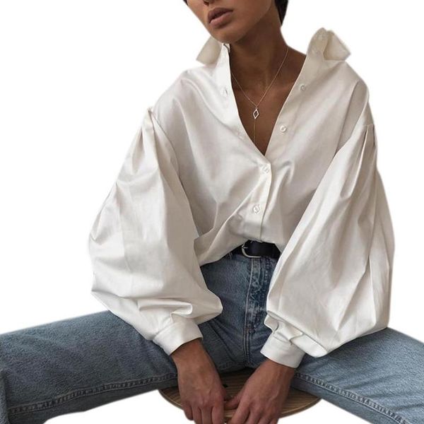 women's blouses & shirts 2021 fashion women white black casual shirt solid vintage lantern sleeve blouse elegant ladies office work fem
women's blouses & shirts 2021 fashion women white black casual shirt solid vintage lantern sleeve blouse elegant ladies office work fem
