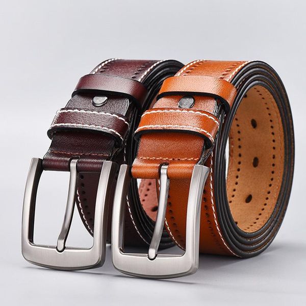 belts genuine leather belt men's cowhide superior quality alloy pin buckle brand designer leisure time retro women's, Black;brown
belts genuine leather belt men's cowhide superior quality alloy pin buckle brand designer leisure time retro women's, Black;brown