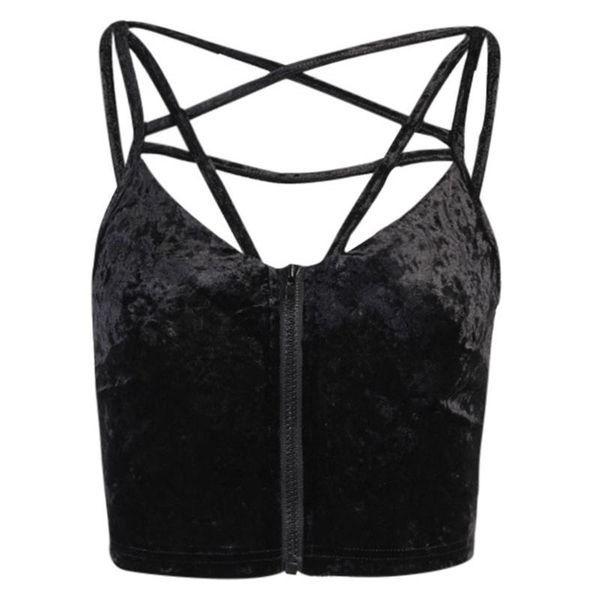 women's tanks & camis women dark goth spaghetti strap crop punk harajuku five-pointed star velvet camisole zipper front slim vest clubw, White
women's tanks & camis women dark goth spaghetti strap crop punk harajuku five-pointed star velvet camisole zipper front slim vest clubw, White