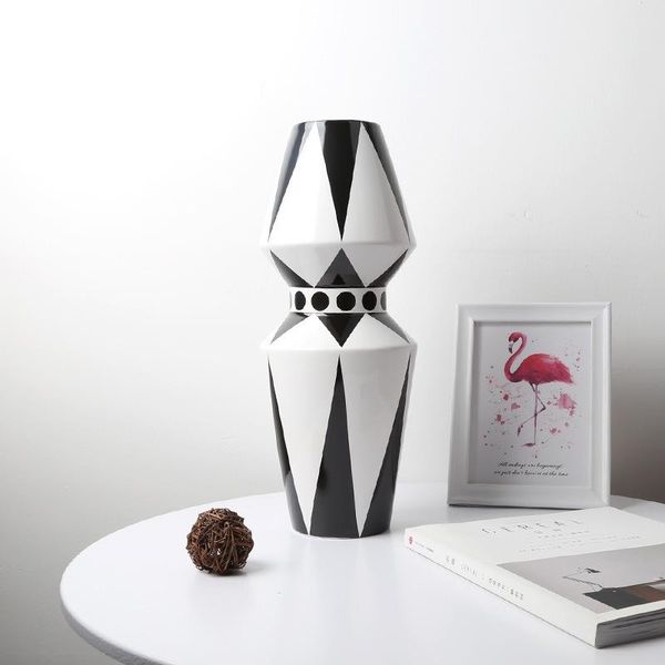 black and white vase stripes irregular shape vase simple modern ceramic ins decoration home nordic decoration home floor
black and white vase stripes irregular shape vase simple modern ceramic ins decoration home nordic decoration home floor