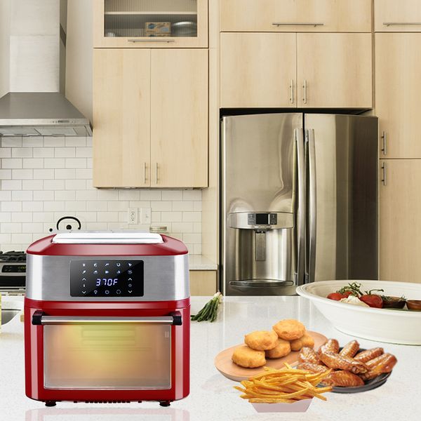 16l 1800w home used air fryer electric air fryers oven & oilless kitchen cooker 8 cooking presets led touchscreen nonstick basket preheat
16l 1800w home used air fryer electric air fryers oven & oilless kitchen cooker 8 cooking presets led touchscreen nonstick basket preheat