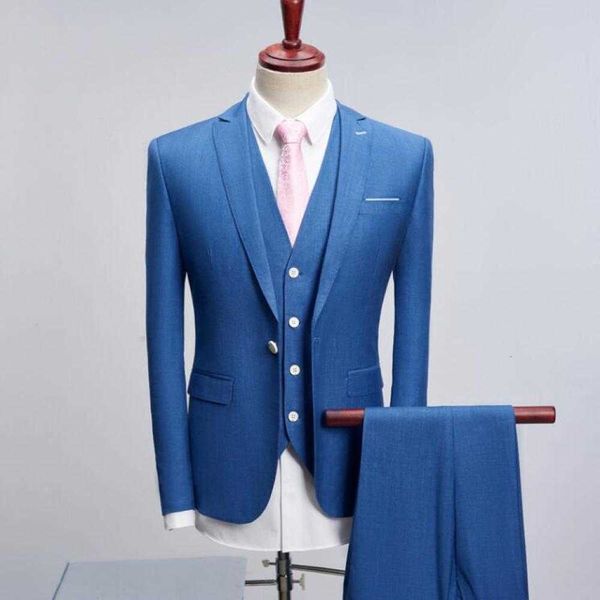 men's suits & blazers spring british style formal business suit for men solid color three single pieces set row a wedding buckle i0z8, White;black
men's suits & blazers spring british style formal business suit for men solid color three single pieces set row a wedding buckle i0z8, White;black