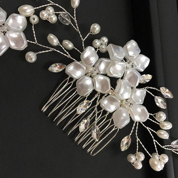 hair clips & barrettes sweet wedding comb ornaments shining flower beads handmade bride headdress endq, Golden;silver
hair clips & barrettes sweet wedding comb ornaments shining flower beads handmade bride headdress endq, Golden;silver