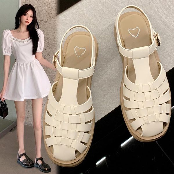 sandals low woman leather buckle strap shoes breathable suit female beige 2021 summer all-match low-heeled flat gladiator bl, Black
sandals low woman leather buckle strap shoes breathable suit female beige 2021 summer all-match low-heeled flat gladiator bl, Black