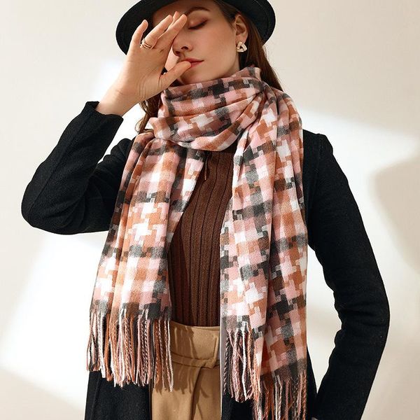 scarves vintage double-sided imitation cashmere scarf women warm winter and shawls blanket pashmina foulard neckerchief bufanda, Blue;gray
scarves vintage double-sided imitation cashmere scarf women warm winter and shawls blanket pashmina foulard neckerchief bufanda, Blue;gray