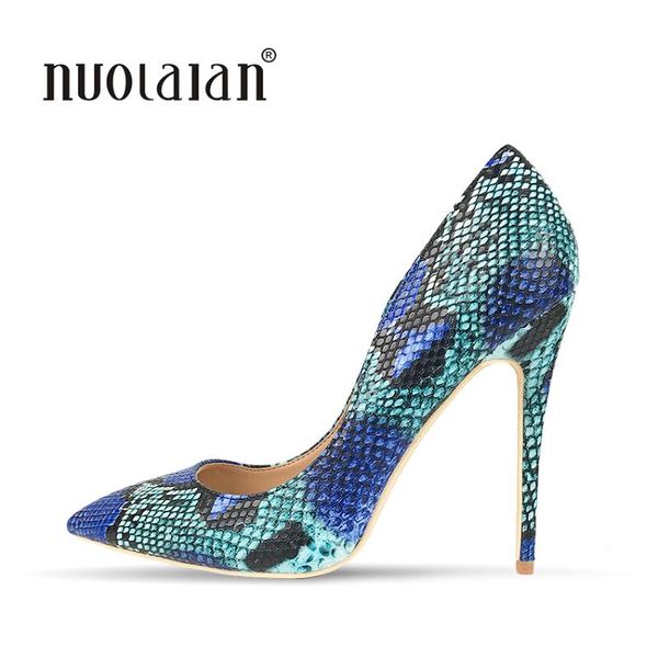 dress shoes 2021 women stiletto 12cm high heels pumps snake printing leather pointed toe blue ladies party wedding woman, Black
dress shoes 2021 women stiletto 12cm high heels pumps snake printing leather pointed toe blue ladies party wedding woman, Black
