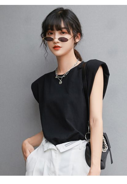 2021 black-white korean elegant sleeveless woman's high street t-shirts will see women's of cotton 49ln
2021 black-white korean elegant sleeveless woman's high street t-shirts will see women's of cotton 49ln