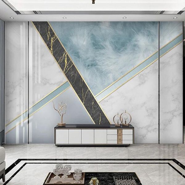 wallpapers custom po modern minimalist 3d geometric lines feather marble tv background wall paper mural living room bedroom decoration
wallpapers custom po modern minimalist 3d geometric lines feather marble tv background wall paper mural living room bedroom decoration