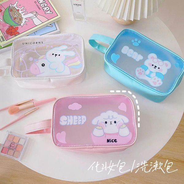 cosmetic bags & cases cute bag women transparent pvc makeup waterproof pencil case girls school supplies kawaii bear beauty pouch mo138
cosmetic bags & cases cute bag women transparent pvc makeup waterproof pencil case girls school supplies kawaii bear beauty pouch mo138