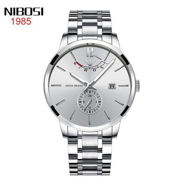9 style nibosi watch men men's watch business waterproof students quartz watch silver shell silver dail 47mm, Slivery;brown
9 style nibosi watch men men's watch business waterproof students quartz watch silver shell silver dail 47mm, Slivery;brown