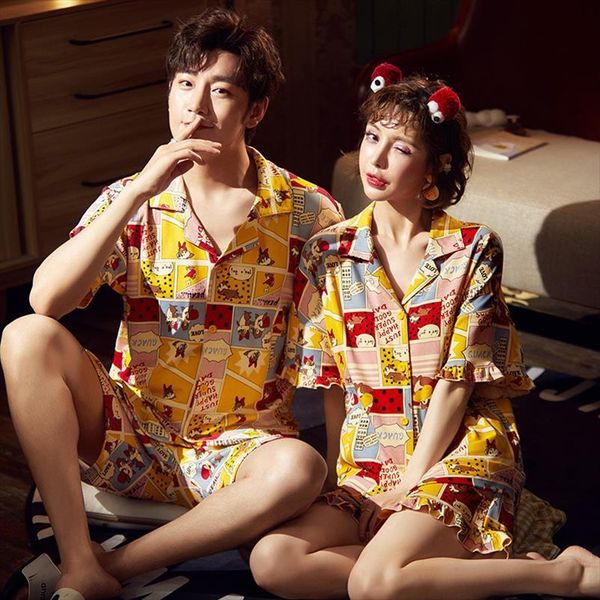 couple pijamas mujer korean womens sleepwears cute squirrel short sleeve pyjamas men nightwear lovers pajamas homewear xxxl, Black;red
couple pijamas mujer korean womens sleepwears cute squirrel short sleeve pyjamas men nightwear lovers pajamas homewear xxxl, Black;red