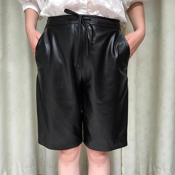 women's pants & capris wide leg middle women genuine leather plus size real sheepskin trouser high waist female customize black, Black;white
women's pants & capris wide leg middle women genuine leather plus size real sheepskin trouser high waist female customize black, Black;white