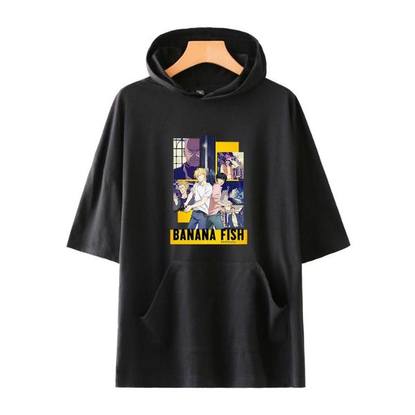 men's t-shirts anime banana fish 2 men/women hooded t-shirt solid color tshirts fashion summer short sleeve hoodies t shirt cute teen t, White;black
men's t-shirts anime banana fish 2 men/women hooded t-shirt solid color tshirts fashion summer short sleeve hoodies t shirt cute teen t, White;black