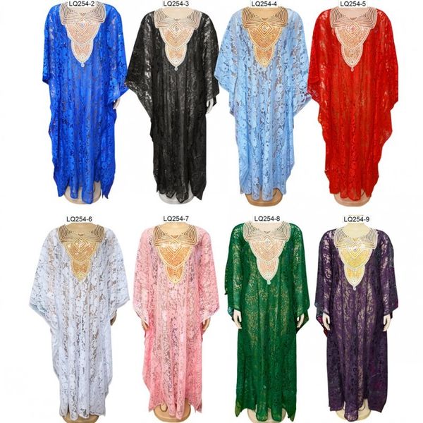 dressed lace for woman dashiki new african fashion soluble in loose water loop with frizzy embroidery long dress upw4, Red
dressed lace for woman dashiki new african fashion soluble in loose water loop with frizzy embroidery long dress upw4, Red