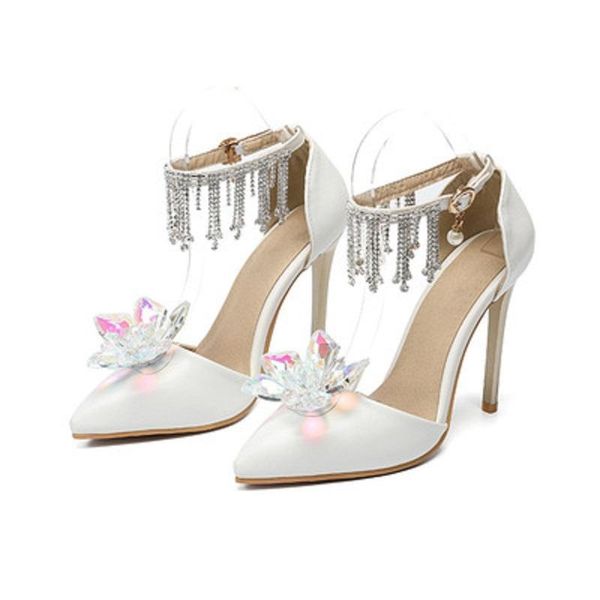 sandals women's crystal flower high heels bride wedding shoes bridesmaid party dress ankle strap pumps thin 11cm, Black
sandals women's crystal flower high heels bride wedding shoes bridesmaid party dress ankle strap pumps thin 11cm, Black