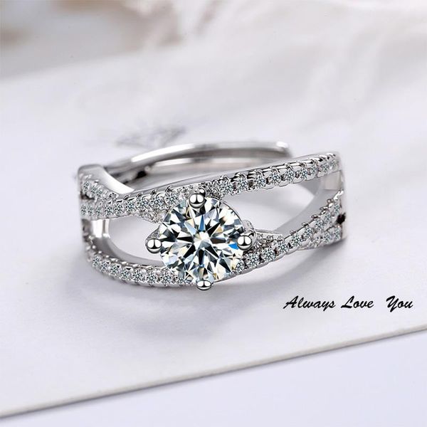 wedding rings luxury cubic zirconia classic jewelry bridal silver color opening ring simple accessories for women drop, Slivery;golden
wedding rings luxury cubic zirconia classic jewelry bridal silver color opening ring simple accessories for women drop, Slivery;golden