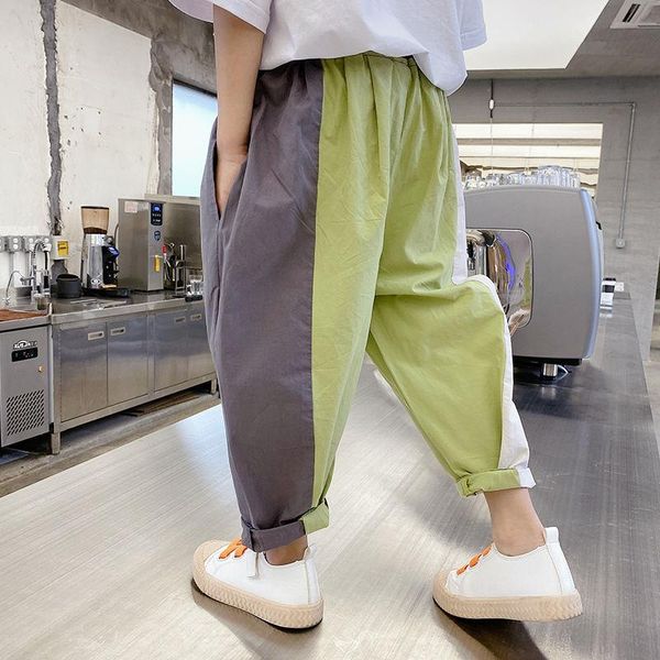 trousers boys summer thin pants 2021 full cotton loose style fashion children anti-mosquito pantalons garcons, Blue
trousers boys summer thin pants 2021 full cotton loose style fashion children anti-mosquito pantalons garcons, Blue