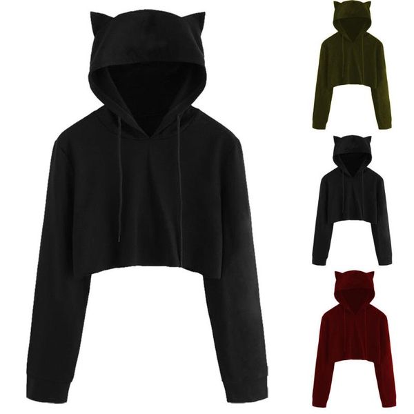 gym clothing autumn fashion ladies women cat ear hoodie long sleeve casual pullovers sweatshirts cool girl for sports running yoga, White;black
gym clothing autumn fashion ladies women cat ear hoodie long sleeve casual pullovers sweatshirts cool girl for sports running yoga, White;black