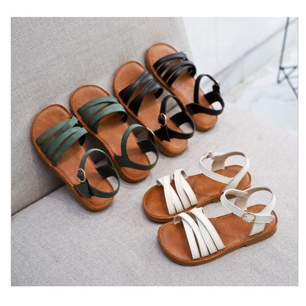 sandals genuine leather upper girls children crossover strap kids flat size 22-37, Black;red
sandals genuine leather upper girls children crossover strap kids flat size 22-37, Black;red