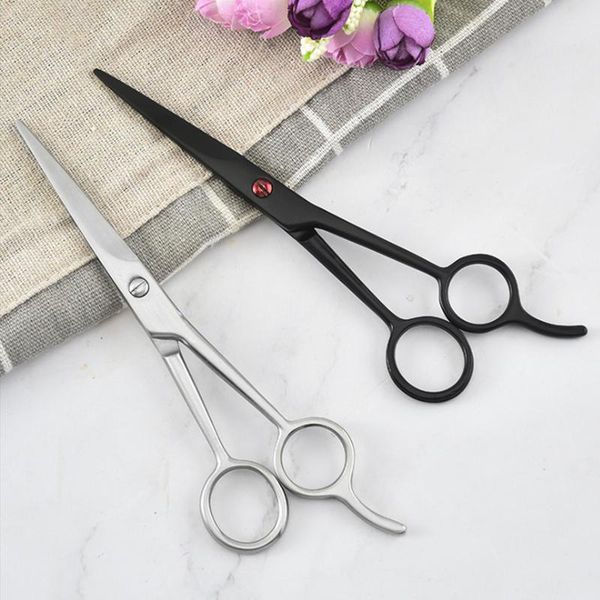 hair scissors hairdressing and barber tools flat cut black silver stainless steel 7 inch household bangs
hair scissors hairdressing and barber tools flat cut black silver stainless steel 7 inch household bangs