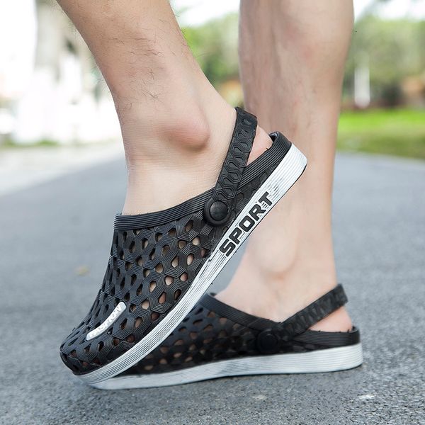 summer crocks men gat beach flat sandals garden shoes fashion outdoor home slippers light, Black
summer crocks men gat beach flat sandals garden shoes fashion outdoor home slippers light, Black
