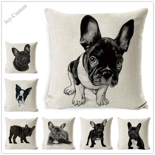 cushion/decorative pillow animal black pug dog case design custom linen print square cushion cover home decor sofa seat
cushion/decorative pillow animal black pug dog case design custom linen print square cushion cover home decor sofa seat