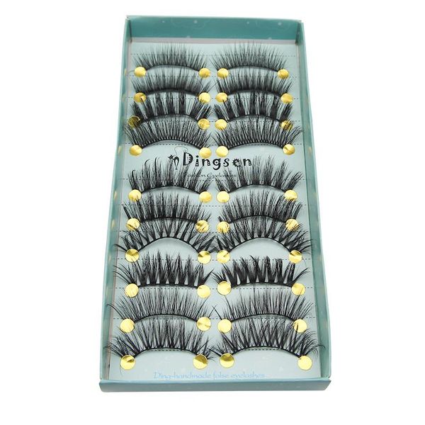 false eyelashes 10pairs natural eyelash extension fluffy fake thick faux 3d mink lashes reusable makeup tools cils maquiagem
false eyelashes 10pairs natural eyelash extension fluffy fake thick faux 3d mink lashes reusable makeup tools cils maquiagem