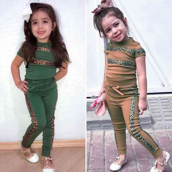 summer kids baby girls leopard tracksuits fashion children girl clothes sets 2pcs jogger trousers sportswear 1-5y, White
summer kids baby girls leopard tracksuits fashion children girl clothes sets 2pcs jogger trousers sportswear 1-5y, White
